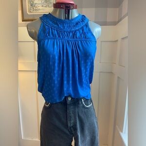 Maeve Royal Blue Sleeveless Tank Top Size 10